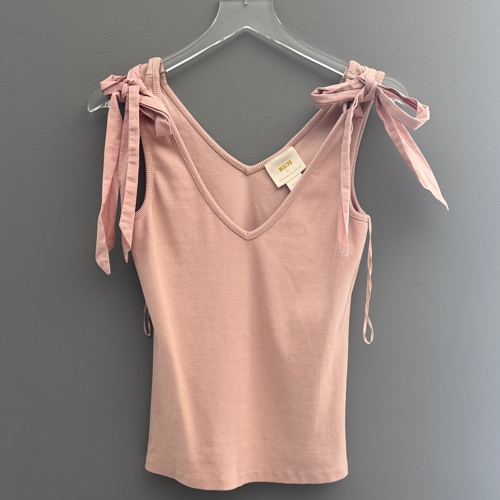 Anthropologie The Rafaela Bow-Tie Tank by Maeve Top - Picture 3 of 4